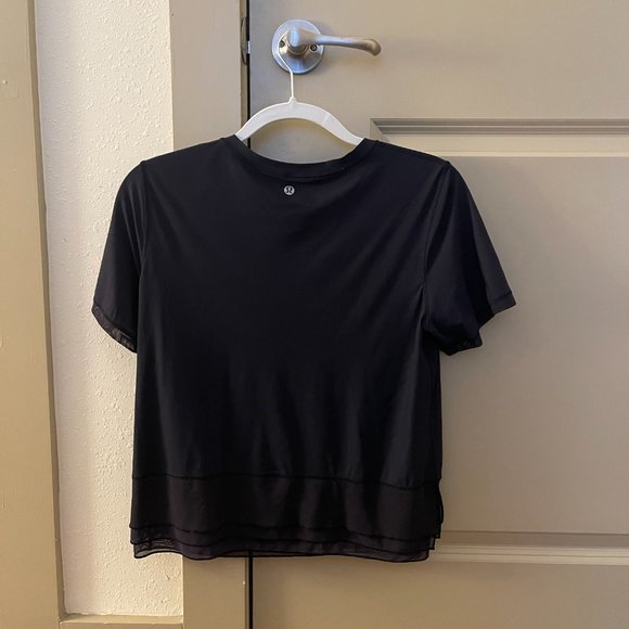 Lululemon Navy Workout Tee - Picture 2 of 3